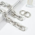 thumbnail image 5 of Alloy Bag Handle Chains Straps Handbag Wallet Replacement Chains Accessories with Clasp for DIY DIY Bag Making Chains 14.2inches, 5 of 6