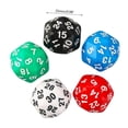 thumbnail image 5 of 5Pcs/pack Acrylic Dices 30 Sided D30 Various Colors Sculpture Polyhedral Dices for Club Party Family Board Game Props, 5 of 9