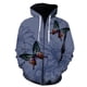 thumbnail image 1 of Sudadera con capucha 3D de mariposas de dibujos animados para hombre y mujer, ropa de abrigo con cremallera para invierno, estilo Hip Hop, 1 of 6