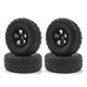 thumbnail image 1 of Neumáticos, Neumáticos de goma para orugas de control remoto, neumáticos de RC Coche, Abanopi negro, 1 of 7