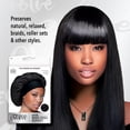 thumbnail image 4 of Evolve Luxe Satin Wide Edge Bonnet Black, 4 of 5