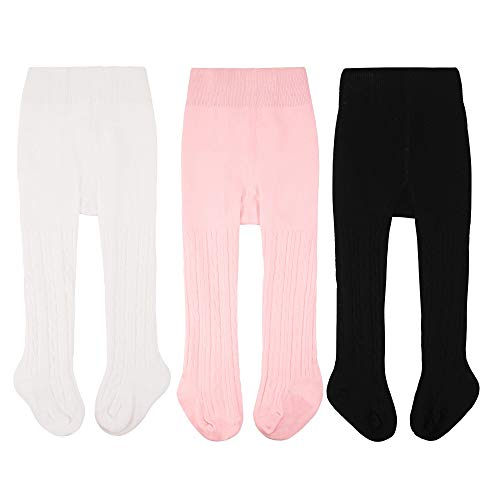 Cotton Cable Knit Warm Leggings Stocking Pantyhose for Infants Toddlers huahua 0-5Y Baby Girls Tights