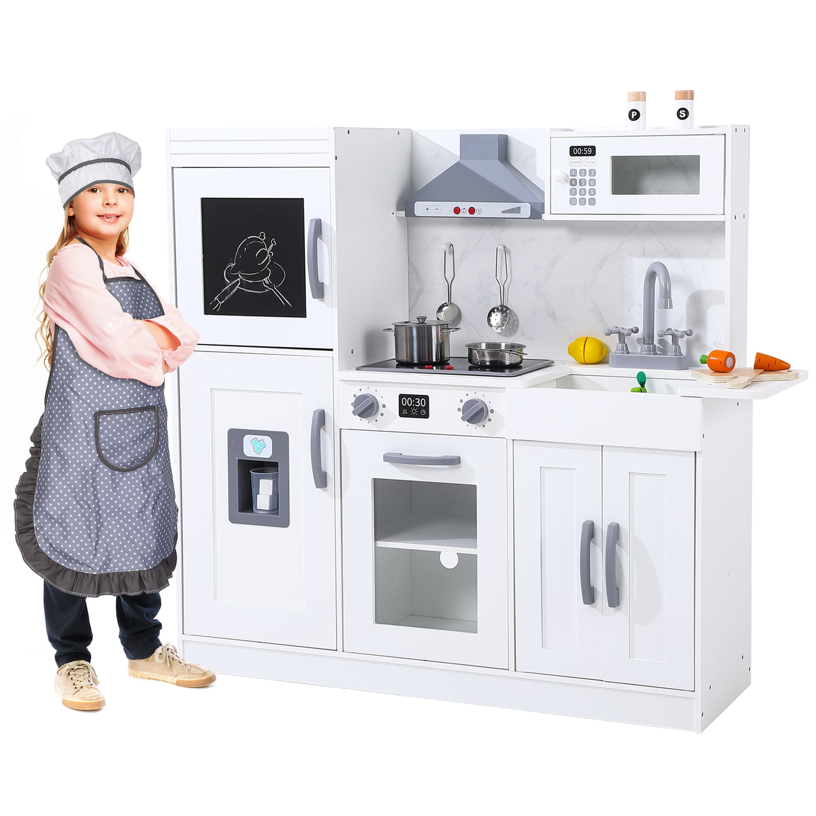 Pretend Play Kitchen Starter Accessories Wooden Play Set Perfect Starter  Set Kitchen Starter Accessories Wooden Play Set - Bed Bath & Beyond -  36933041