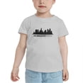 thumbnail image 2 of Los angeles City California Silhouette Cute Toddler Tshirts for Boys Girls (Gray, Youth M), 2 of 5