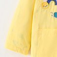 thumbnail image 5 of SJLDQY Boys Coat Jacket Print Long Sleeve Hoodie Windproof Autumn Zipper Kids Hooded for Kids Toddler Boys Yellow 2-3 Years, 5 of 5