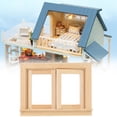 thumbnail image 4 of Ventana de Casa de Muñecas BuyWeekMX Madera Miniatura 1:12, 4 of 9