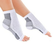 1Pair Plantar Fasciitis Socks Nano Socks, Ankle Support Brace for Women & Men, Ankle Compression SleeveToeless Compression Foot Sleeve Plantar Fasciitis Compression Socks