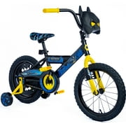 16 inch Batman Kid's Bike includes Mask with Glowing Eyes for kids ages 4 to 7 years old