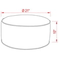 thumbnail image 4 of Indoor/Outdoor Inflatable Stool Ottoman Meridian Red, 4 of 5