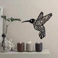 thumbnail image 5 of 1PC Creative Hummingbird Iron Indoor Outdoor Crafts, Indoor Decoration, Great for Bedroom, Hallway, Outdoor Wall Decoration, 5 of 24