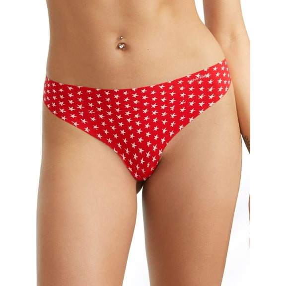 Calvin Klein Women's Invisibles Seamless Thong Panties, 3 Pack, Tapestry Teal/Buff Beige/Black, Small