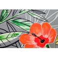 thumbnail image 3 of Olivia's Home Hibiscus Art Accent Washable Rug 22" x 32" Doormat, 3 of 5