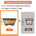 thumbnail image 5 of Whole Sale Deals 2 Pack 5-Tier Stackable Vertical Planter Tower with Removable Wheels & Tools – Space-Saving Indoor/Outdoor Garden Pots for Strawberries, Herbs, Flowers & Vegetables (Green), 5 of 16