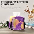 thumbnail image 4 of Cartoon Cute Toucans Tissue Box Cover Leather Square Rectangle Tissue Box Holder for Bathroom Living Room Desk Office Decor, 4 of 7