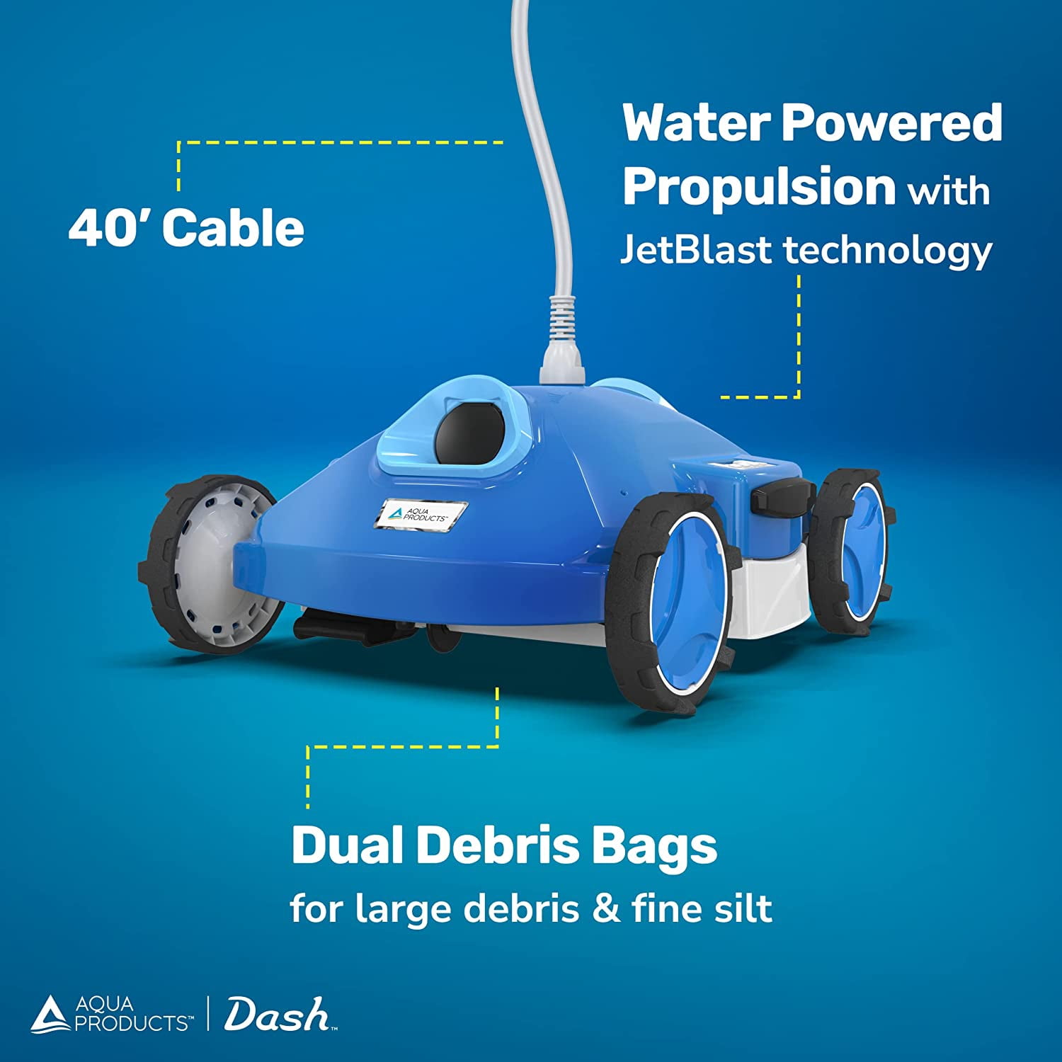 Aqua Products Dash Jet Robotic Above Ground Pool Cleaner