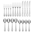 thumbnail image 2 of Cambridge 20-Piece Swirl Sand Stainless Steel Flatware Sets, 2 of 5