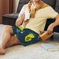 thumbnail image 5 of Balery Avocado in Space Men's Cotton Knit Pajama Shorts Waistband & Pockets,Short Pajama Pants-Large, 5 of 8