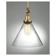 thumbnail image 3 of Drake 1-Light Pendant in Warm Brass, 3 of 3