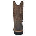 thumbnail image 3 of HOSS Men's Safety Shoes & Boots, Mid-Calf, Chunky Closed Toe, Brown, Size 17, 3 of 7