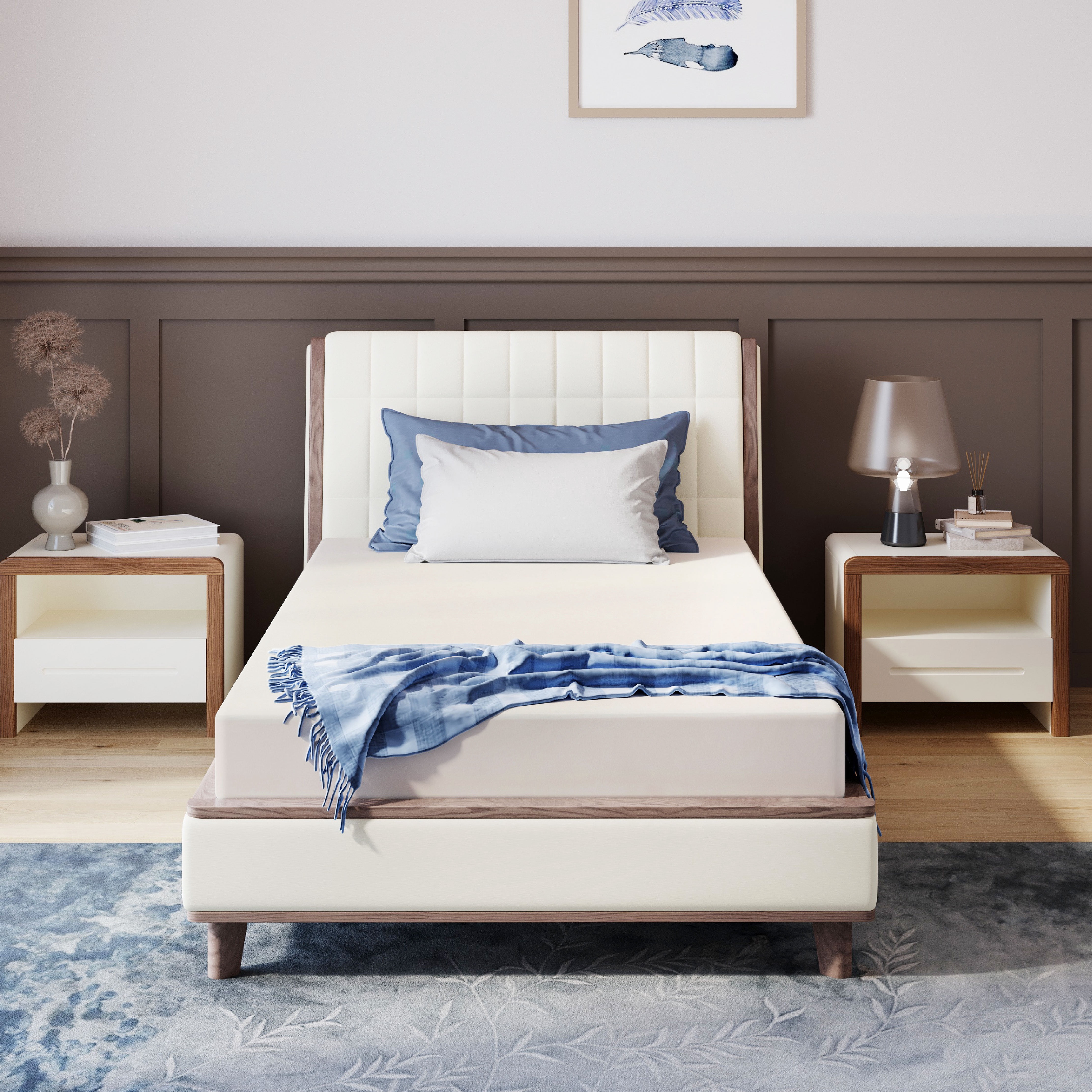 Arctus Twin Size Mattress, 6 inch Memory Foam Mattress in a Box, Medium Firm