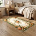 thumbnail image 2 of ODIKA 5'x7' Ultra-Soft Area Rug, Floral Vintage Garden Panel With Medallion Boho Corner Ornaments None Washable, Bare feet friendly, Silk-Touch for Bedroom Home office, 2 of 7