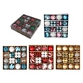 thumbnail image 2 of Juego de 36 bolas navideñas decorativas para fiestas, bodas al aire libre, 2 of 5