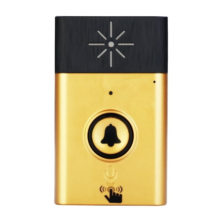Wireless Voice Intercom Doorbell 2-way Talk Monitor with 1*Outdoor Unit