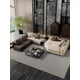thumbnail image 2 of Customized Italian luxury minimalist piano key sofa large villa living room customized first floor cowhide piano leather sofa My Lux Decor Round, 2 of 28