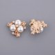 thumbnail image 4 of 10 piezas Botones de espalda plana Broche Botones Adornos para vestidos Piedras de de imitación para, 4 of 8