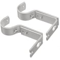 thumbnail image 2 of Adjustable Holder Support Curtain Rod Bracket, Satin Nickel, Pack of 2, 2 of 4
