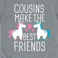thumbnail image 3 of Instant Message - Cousins Make The Best Friends - Toddler And Youth Short Sleeve Graphic T-Shirt, 3 of 6