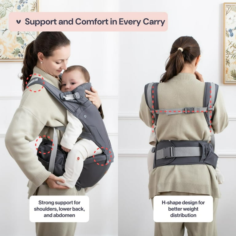 Pittoreks Baby Carrier チャコールグレー Pittoreks Baby Carrier チャコールグレー Pittoreks Baby Carrier