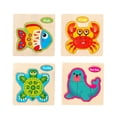 thumbnail image 1 of Rompecabezas De Animales De Dibujos Animados De Madera Para Niños, Juguetes De Educación Temprana Para Niños, Desarrollo De Coordinación Mano-Ojo seitruly FN007803-03, 1 of 6