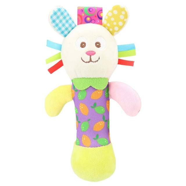 Fesfesfes Rattle Wand with Jingle Handheld Toy for Children Entertainment Offering Musical Play and Sound Effects That Foster and Motor Skills Through Shaking and Dancing