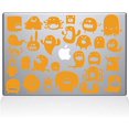 thumbnail image 1 of The Decal Guru Monsters MacBook Decal Vinyl Sticker - 15" MacBook Pro (2016 & Newer) - Yellow (1131-MAC-15X-SY), 1 of 1