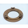thumbnail image 2 of Handcrafted Model Ships MC-1962-10-AN-W 8 in. Antique Brass Deluxe Class Porthole Window, 2 of 3
