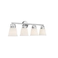 thumbnail image 4 of Kaden 4-Light Bathroom Vanity Light in Polished Chrome, 4 of 5