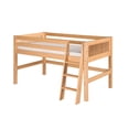 thumbnail image 3 of Camaflexi Twin Size Low Loft Bed - Mission Headboard - Natural Finish, 3 of 3