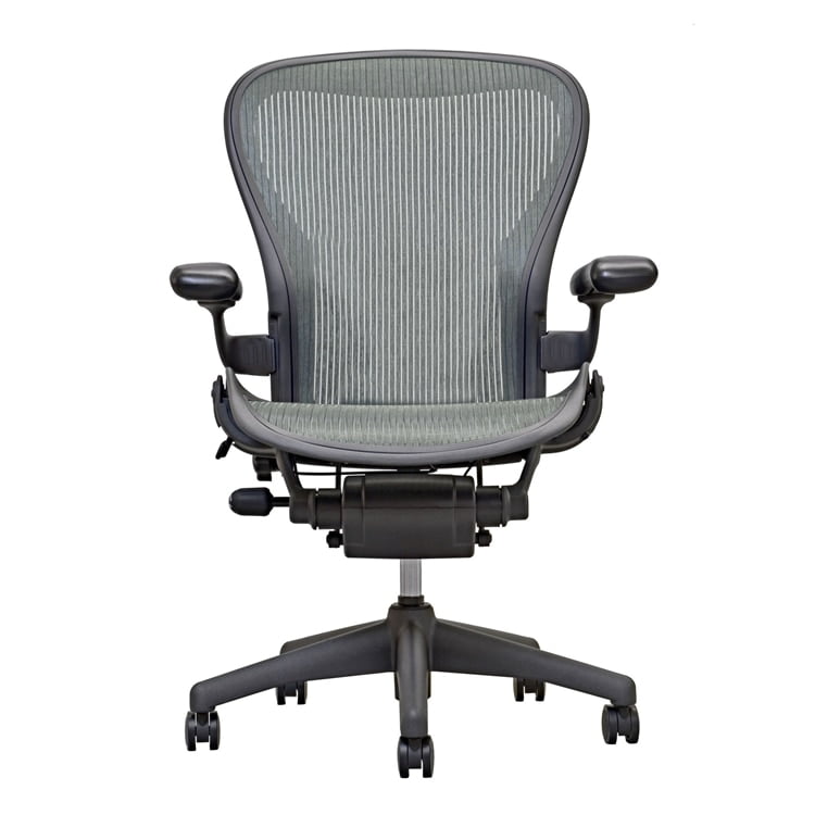 Herman Miller Aeron Chair Size B Or C Basic Gray Model