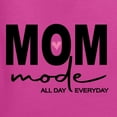 thumbnail image 5 of Wild Bobby, Mom Mode All Day Everyday Mother's Day Womens Graphic Tee, Fuschia, Medium, 5 of 6