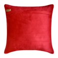 thumbnail image 2 of The HomeCentric Red Pillow Cover Modern Striped Pillow Cover Pack of 2 12x12 inch (30x30 cm) Cushion Cover Faux Leather Decorative Pillow Cover Metallic Leather Sparkly Leather Stripes - Omg Its Red, 2 of 5