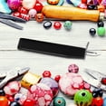 thumbnail image 1 of Raindrops Lightweight Black Bead Knotting Tool Nylon and Iron for Jewelry String Crafting, 1 of 8