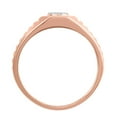 thumbnail image 2 of 0.09 Carat Men's Diamond Wedding Band Ring in 14K Rose Gold (Ring Size 4.25), 2 of 4