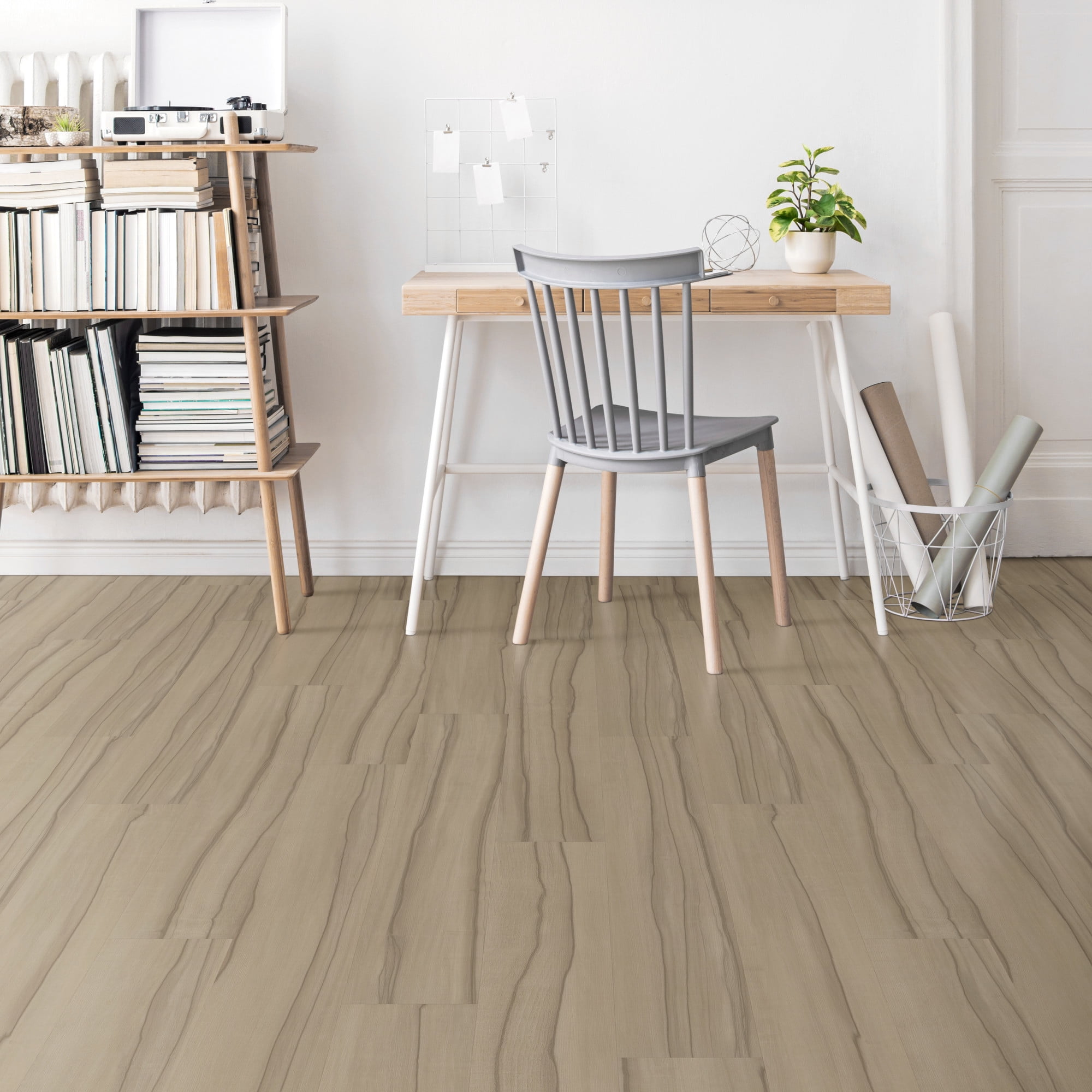 Infinity, 7 in. x 48 in. Color Drifter, Luxury Vinyl Plank