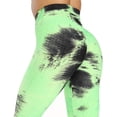 thumbnail image 1 of Pantalones de yoga para mujer Leggings de entrenamiento, pantalones de yoga con control de barriga de talle alto con tinte de corbata Leggings de levantamiento de glúteos Xemadio LRWJ262-1, 1 of 4