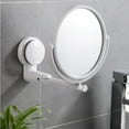 thumbnail image 2 of Wall Mount Makeup Mirror / Extendable Bathroom Vanity Extend Double Sided Mirror, 2 of 9