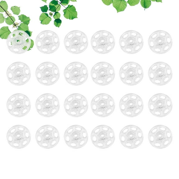 WORGEOUS  1000 Pcs Plastic Shirt Buttons Snap Large for Crafts Sewing