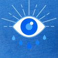 thumbnail image 3 of CafePress - Evil Eye, Spiritual Symbol Of Protection, Greek Cu Men's Football T Shirt - Mens Football Shirt, 3 of 4