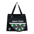 thumbnail image 1 of Bolsa de raqueta de bádminton para fitness, deporte, para mujer y hombre, bolso de tenis multiusos. Negro, 1 of 8