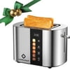LINKChef 2 Slice Toaster, Extra-Wide 1.5" Slots, T